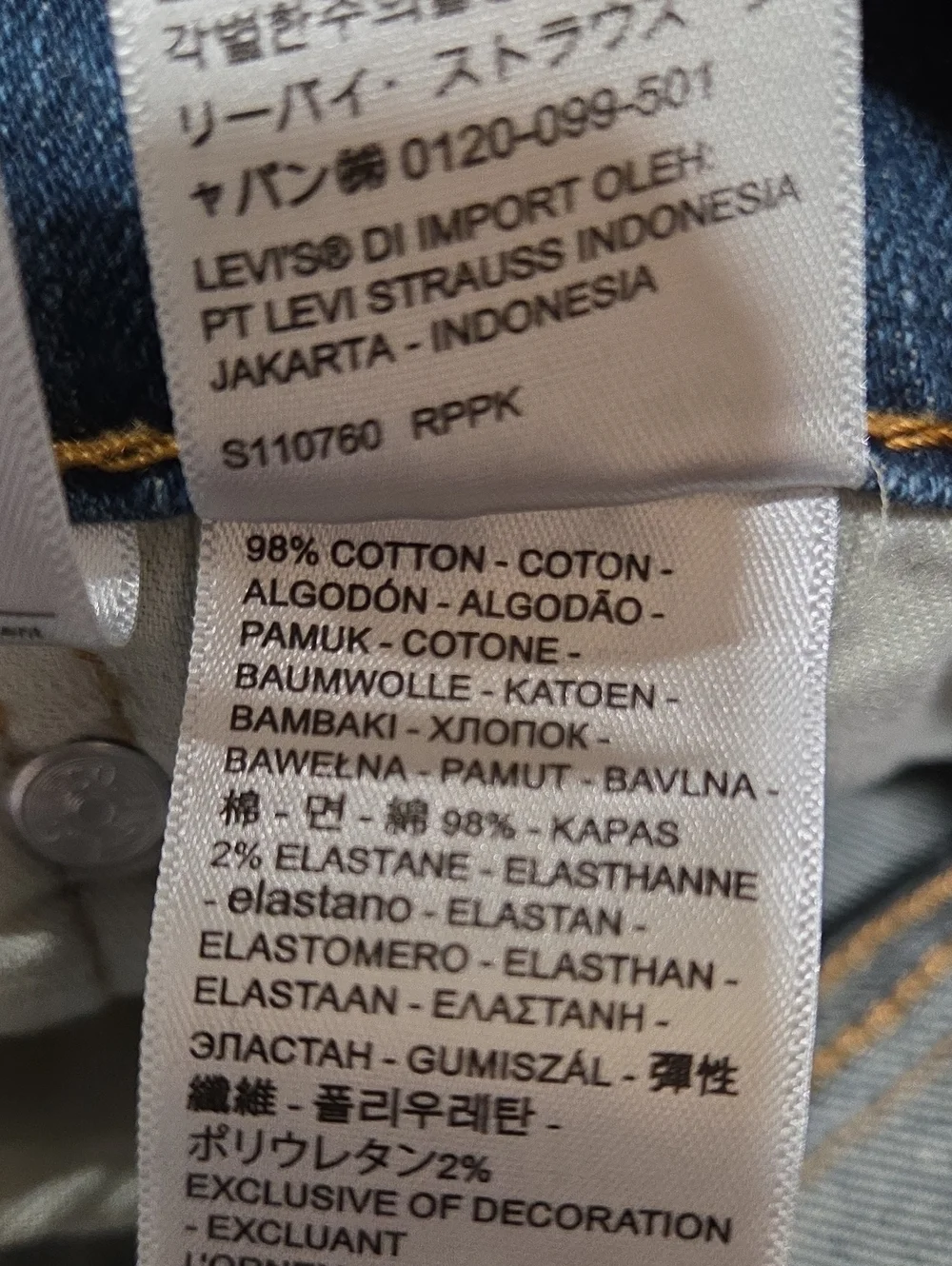 Levis straight leg